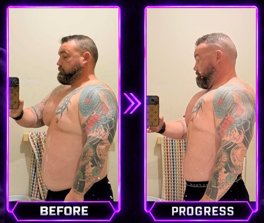 David, before and after coaching